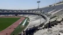 وضعیت اسفناک چمن ورزشگاه آزادی/ ویدئو


