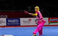 مدال نقره بازی‎های آسیایی بر گردن زهرا کیانی/ نخستین مدال ووشو ایران

