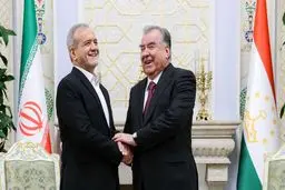 تبریک نوروزی پزشکیان به امامعلی رحمان