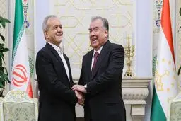 تبریک نوروزی پزشکیان به امامعلی رحمان