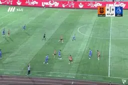 گل اول استقلال به مس شهر بابک+ ویدئو