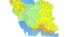 هشدار هواشناسی برای استان‌ها طی ۵ روز آینده