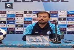 مهران احمدی: برای نام بزرگ استقلال بازی می کنیم