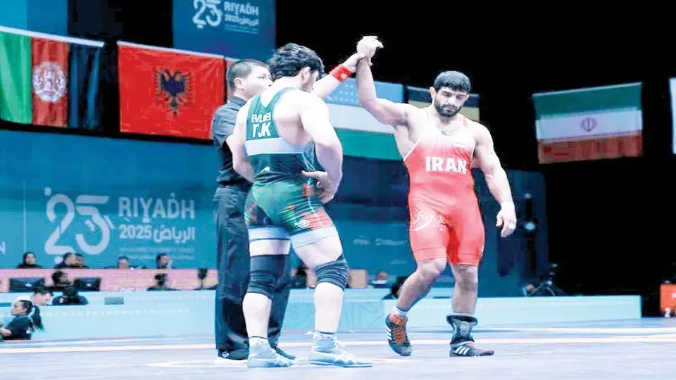 برنز قاسم‌پور بعد از شوک به کشتی