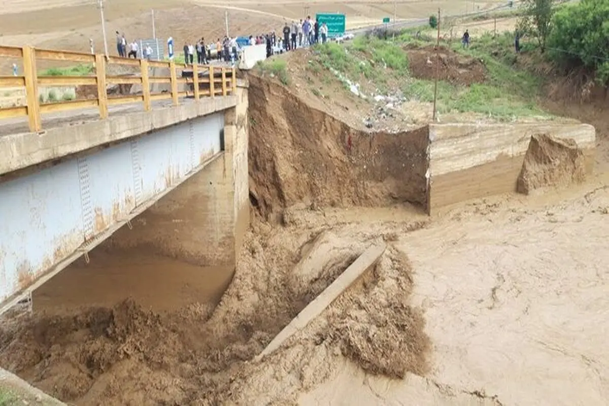 سیل راه ‌۴۰ روستای پلدختر را قطع کرد/ ویدیو