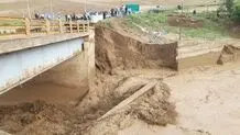 سیل راه ‌۴۰ روستای پلدختر را قطع کرد/ ویدیو