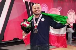 درخشش «رضا دهدار» با یک طلا و یک نقره در وزنه‌برداری قهرمانی جهان