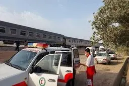 در حادثه قطار کرمان ۳۰ نفر مصدوم شدند 