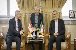 وزیرا العمل الایرانی واللبنانی یبحثان آفاق التعاون المشترک