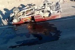 تصادف مرگبار در محور سراوان با ۴ فوتی و ۲۱ مصدوم