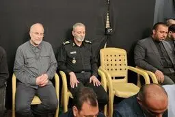 مراسم چهلمین روز شهادت سپهبد باقری برگزار شد