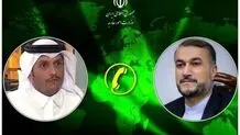 رایزنی تلفنی وزرای خارجه ایران و قطر

