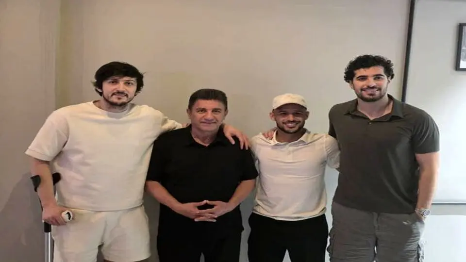 جلسه قلعه‌نویی با آزمون، قایدی و عزت‌اللهی در امارات