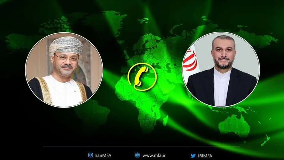 Iran, Oman FMs discuss mutual relations over phone