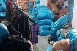 جریمه قاچاقچی پوشاک خارجی در همدان