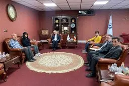 «الناز رکابی» با وزیر ورزش دیدار کرد
