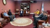 «الناز رکابی» با وزیر ورزش دیدار کرد