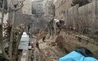 زمین در زعفرانیه شکاف برداشت