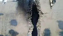 یک واحد مسکونی در اثر برخورد با صاعقه سوخت