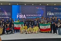 کسب ۱۱ مقام توسط کاروان رباتیک ایران در مسابقات فیرا ۲۰۲۵