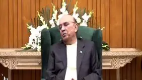 دیدار علی لاریجانی با رئیس‌جمهور پاکستان + ویدیو