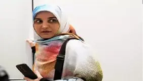 مهدیه اسفندیاری به تهران وارد شد