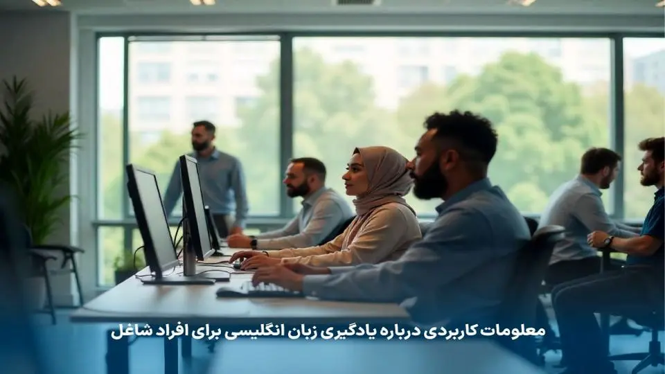 معلومات کاربردی درباره یادگیری زبان انگلیسی برای افراد شاغل