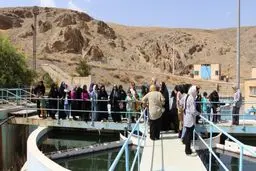 بازدید 643 نفر-روز از تأسیسات شرکت آب و فاضلاب استان همدان