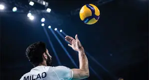 کاپیتان میلاد، چهره شاخص تیم ملی والیبال ایران