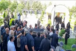 مراسم تشییع رضا سوخته سرایی برگزار شد 