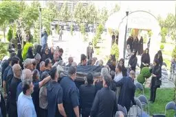 مراسم تشییع رضا سوخته سرایی برگزار شد 