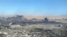 اولین تصاویر از انهدام دو بالگرد بلک‌هاوک و یک هواپیمای C130 در جنوب اصفهان + ویدئو
