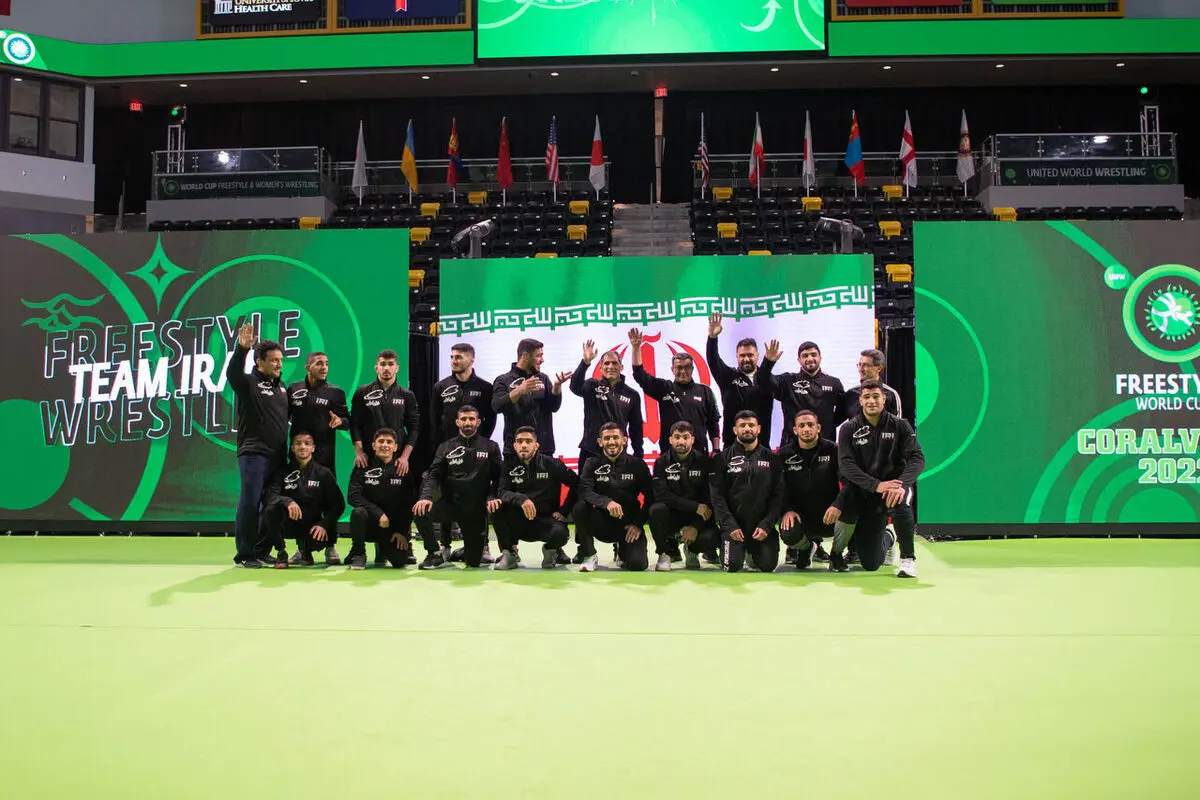 المنتخب الایرانی للمصارعة الحرة وصیف بطولة العالم