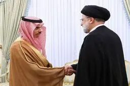 دیدار وزیر خارجه عربستان با رئیسی / عکس

