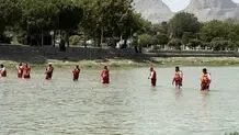 تلاش هلال احمر برای یافتن کودک غرق شده در زاینده‌رود