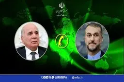 تاکید وزیران خارجه ایران و عراق بر افزایش تلاش‌ها برای توقف نسل‌کشی در غزه

