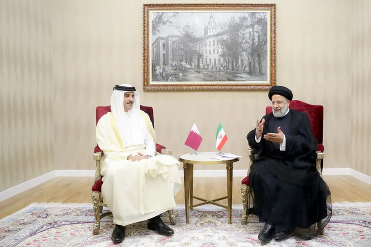 دیدار  و گفتگو رئیس جمهور و امیر قطر 
