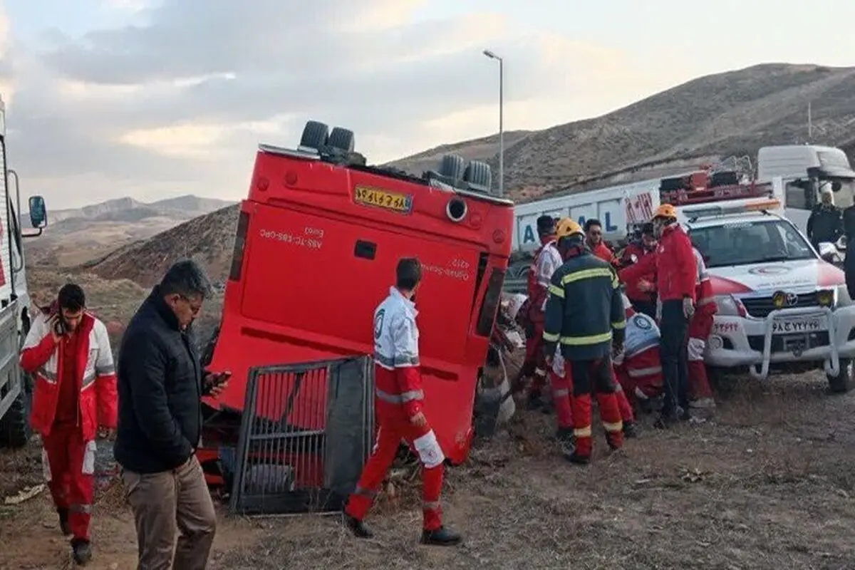 حادثه مرگبار برای اتوبوس تهران به خرم‌آباد
