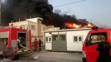 آتش سوزی در تونل توحید تهران


