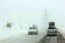یخبندان جاده های کرمان/ هشدار مدیریت بحران برای کرمانی ها