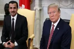 مکالمه تلفنی امیر قطر و ترامپ