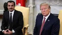 مکالمه تلفنی امیر قطر و ترامپ