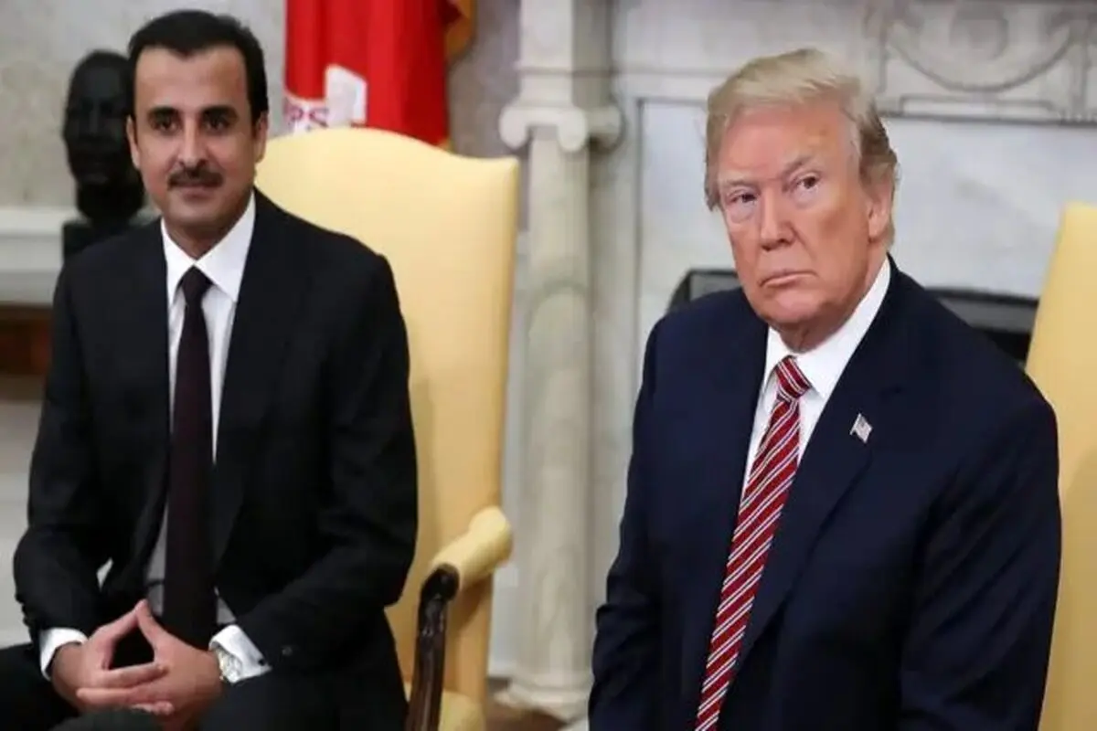 مکالمه تلفنی امیر قطر و ترامپ