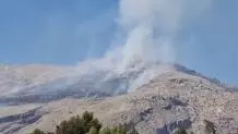 آتش‌سوزی در کوه دراک شیراز ادامه دارد 