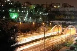 باند شمالی تونل رسالت امشب مسدود می شود