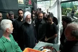 رییس قوه قضائیه مهمان موکب اصفهانی ها شد+ عکس