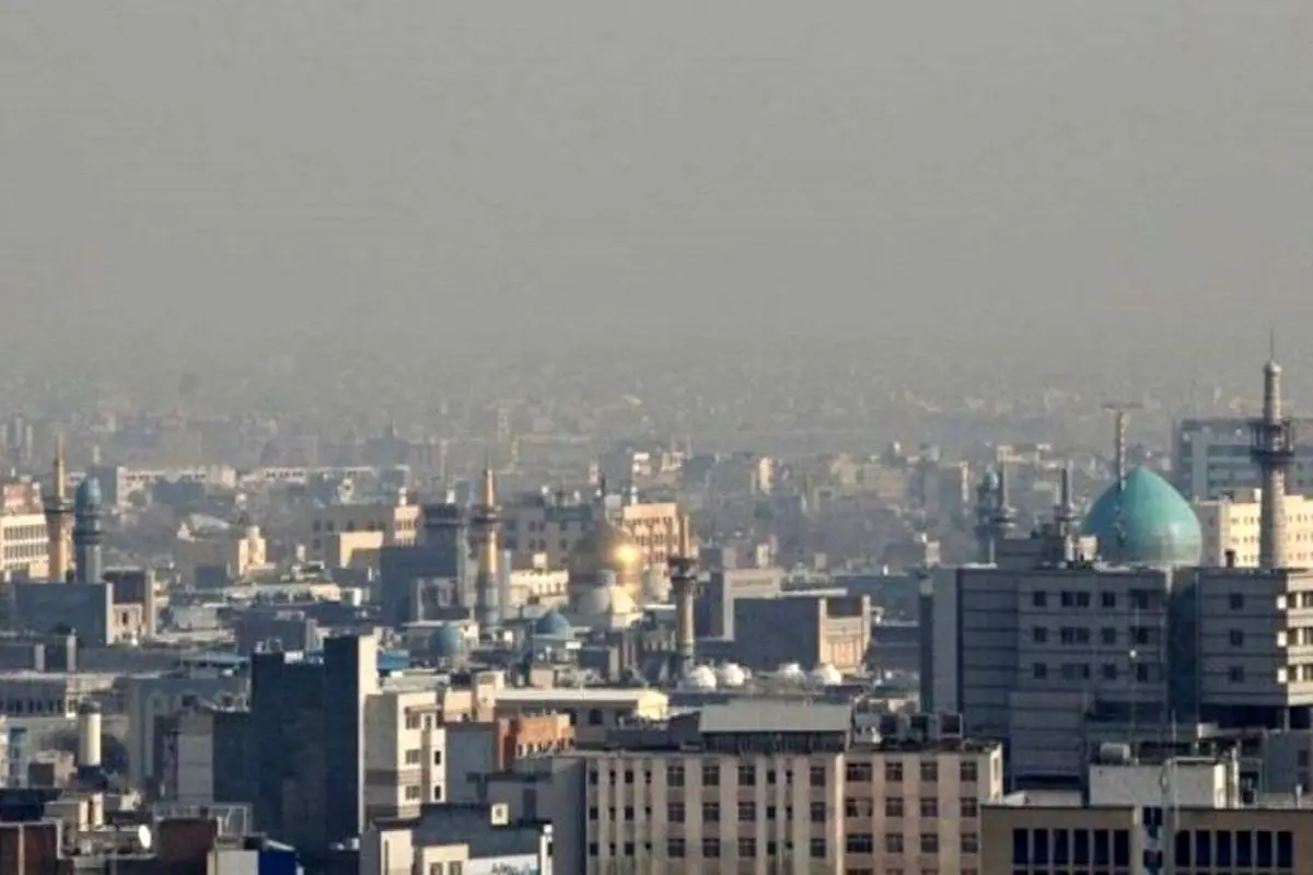 خبر مهم هواشناسی درباره آلودگی هوای مشهد امروز ۱۹ دی‌ماه