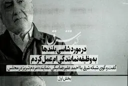 در مورد شاسی بلندها به وظیفه نمایندگی‌ام عمل کردم

