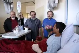 حضور سینمایی ها برای عیادت از مجروحین در حمله اسرائیل
