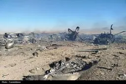 تصاویری که تسنیم از انهدام پرنده‌های متجاوز آمریکایی در اصفهان منتشر کرد